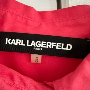 Karl Lagerfeld button down pink shirt. Perfect condition, like new.